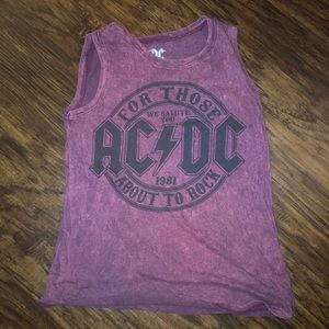 AC/DC tank top